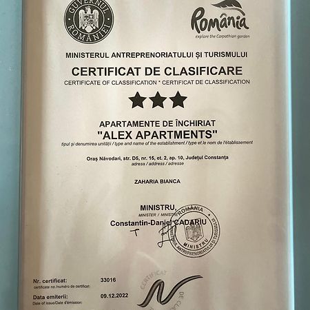 Alex Apartments Năvodari Exterior foto